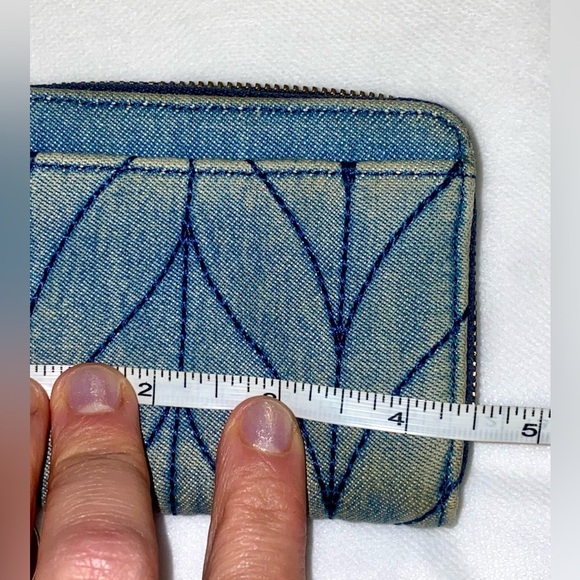 Kate Spade Denim Blue Card Holder - Picture 4 of 5